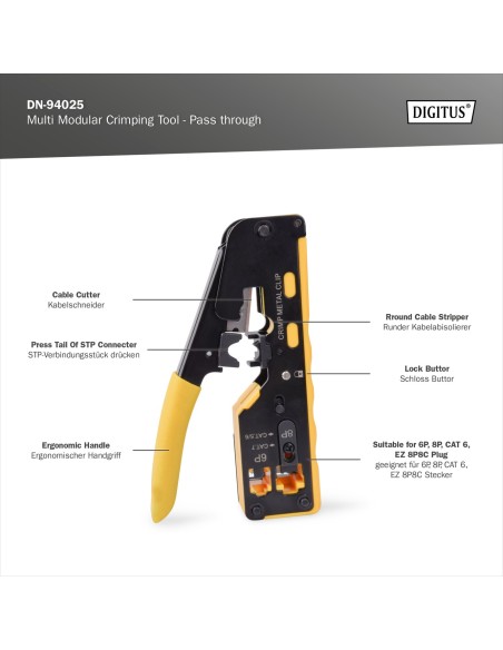 HERRAMIENTA DE ENGARZADO MODULAR MÚLTIPLE PASANTE