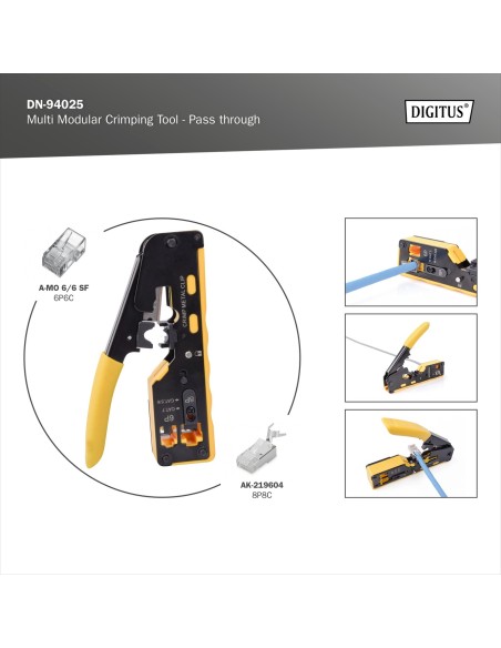 HERRAMIENTA DE ENGARZADO MODULAR MÚLTIPLE PASANTE
