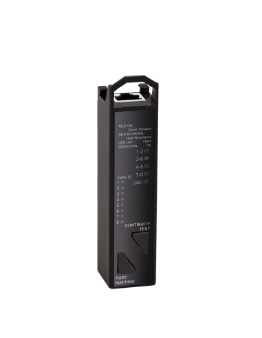 Comprobador de cables de red 3 en 1 de continuidad y mapeo de puertos