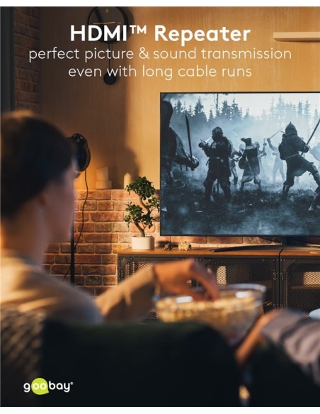 Repetidor HDMI 4K 60Hz con alimentación