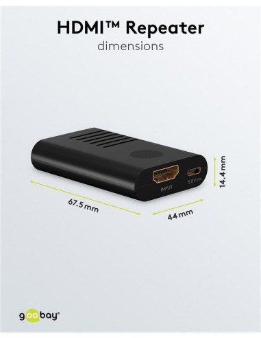 Repetidor HDMI 4K 60Hz con alimentación