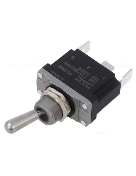 CONMUTADOR ON-ON 1C2P SPDT 16A 250V FASTON