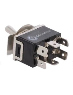 INTERRUPTOR BIPOLAR ON-OFF-ON 2C3P 10A 250V~ DP3T FASTON 6.3mm 2