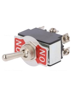 COMUTADOR BIPOLAR ON-ON 2C2P DPDT 20A 12V CON TORNILLOS
