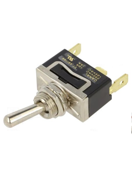 CONMUTADOR UNIPOLAR ON-ON 1C2P SPDT 10A 250V~