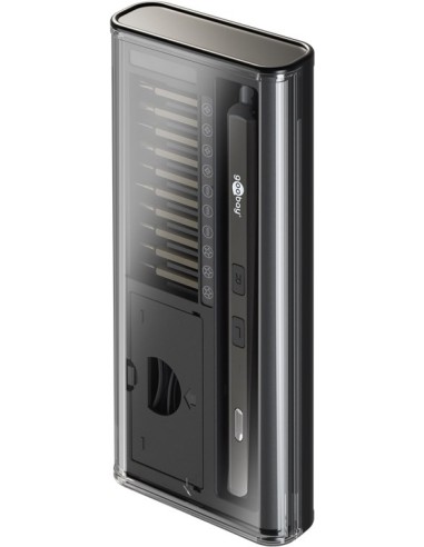 Destornillador electrico con juego de 20 puntas de precision